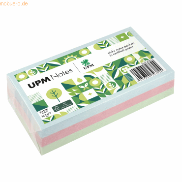 4044355793824 - Haftnotizen 5655-20PG-3 pastell 125x75mm blau pink grün rechteckig 4044355793824 UPM Raflatac
