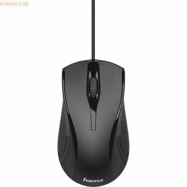 4047443371218 - PC-Maus MC-200 182602 3 Tasten mit Kabel USB-Kabel optisch schwarz 4047443371218 Hama 4047443371218 - PC-Maus MC-200 182602 3 Tasten mit Kabel USB-Kabel optisch schwarz 4047443371218 Hama