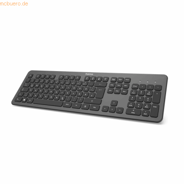 4047443468628 - hama 00182611 Tastatur KW-700 kabellos Anthrazit Schwarz QWERTZ DE