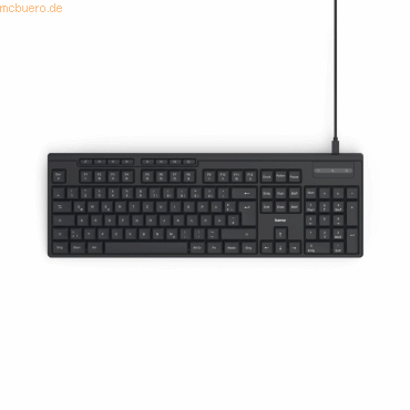 4047443520340 - CK-200 Tastatur kabelgebunden schwarz 4047443520340 Hama
