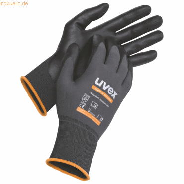 4048612059043 - Montagehandschuhe athletic allround Nitrilschaum schwarz grau orange Größe 9 L 4048612059043 uvex 4048612059043 - Montagehandschuhe athletic allround Nitrilschaum schwarz grau orange Größe 9 L 4048612059043 uvex