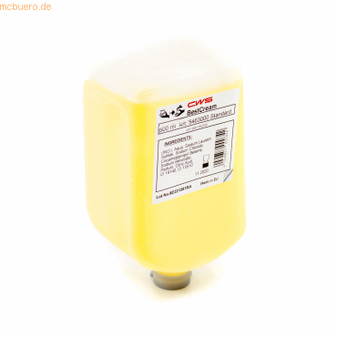 4049657000359 - Seifencreme Cream Slim 12 Flaschen à 500 ml je Karton Standard gelb Zitrusduft 5463000 - CWS 4049657000359 - Seifencreme Cream Slim 12 Flaschen à 500 ml je Karton Standard gelb Zitrusduft 5463000 - CWS