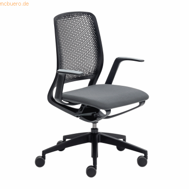 4049694001906 - sedus Bürostuhl semotion em-801 008 Stoff anthrazit Gestell schwarz 4049694001906 - sedus Bürostuhl semotion em-801 008 Stoff anthrazit Gestell schwarz