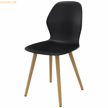 4049694002705 - Konferenzstuhl sespot ut-822011 buche naturschwarz 4049694002705 ut-822 011