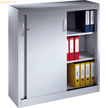 4050646132692 - C+P Sideboard mit Schiebetüren Acurado H1200xB1200xT400mm Korpus Lichtgrau Fronten Lichtgrau Anzahl Fächer 2 4050646132692 - C+P Sideboard mit Schiebetüren Acurado H1200xB1200xT400mm Korpus Lichtgrau Fronten Lichtgrau Anzahl Fächer 2