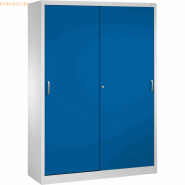 4050646133453 - C+p Möbelsysteme - c+p Schiebetürenschrank Acurado-2000 HxBxT 195x160x50cm Lichtgrau Enzianblau - Enzianblau 4050646133453 - C+p Möbelsysteme - c+p Schiebetürenschrank Acurado-2000 HxBxT 195x160x50cm Lichtgrau Enzianblau - Enzianblau