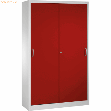 4050646133941 - C+p Möbelsysteme - c+p Schiebetürenschrank Acurado-2000 HxBxT 195x120x40cm Lichtgrau Rubinrot - Rubinrot 4050646133941 - C+p Möbelsysteme - c+p Schiebetürenschrank Acurado-2000 HxBxT 195x120x40cm Lichtgrau Rubinrot - Rubinrot