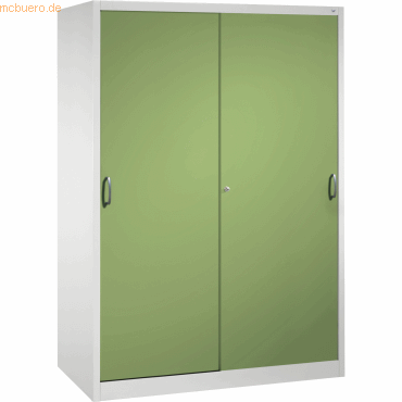 4050646137055 - Werkstattschrank 2169-00 Stahl abschließbar 5 OH 160 x 195 x 60 cm grün lichtgrau 4050646137055 C+P-Möbel 4050646137055 - Werkstattschrank 2169-00 Stahl abschließbar 5 OH 160 x 195 x 60 cm grün lichtgrau 4050646137055 C+P-Möbel