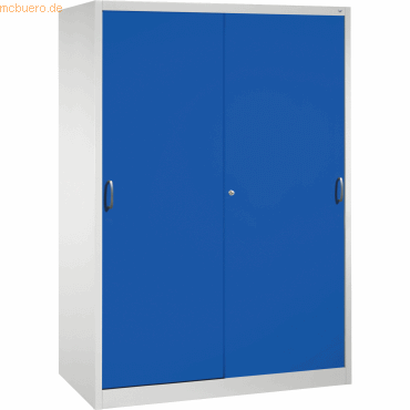4050646315064 - Werkstattschrank 2169-00 Stahl abschließbar 5 OH 160 x 195 x 60 cm blau lichtgrau 4050646315064 C+P-Möbel 4050646315064 - Werkstattschrank 2169-00 Stahl abschließbar 5 OH 160 x 195 x 60 cm blau lichtgrau 4050646315064 C+P-Möbel