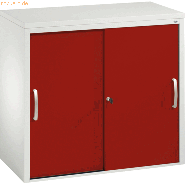 4050646321553 - C+P Sideboard mit Schiebetüren Acurado H720xB800xT400mm Korpus Lichtgrau Fronten Rubinrot Anzahl Fächer 1 4050646321553 - C+P Sideboard mit Schiebetüren Acurado H720xB800xT400mm Korpus Lichtgrau Fronten Rubinrot Anzahl Fächer 1