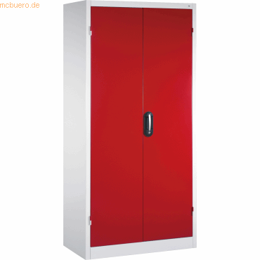 4050646326633 - Werkstattschrank 8922-052 Stahl abschließbar 5 OH 93 x 195 x 60 cm rot lichtgrau 4050646326633 C+P-Möbel 4050646326633 - Werkstattschrank 8922-052 Stahl abschließbar 5 OH 93 x 195 x 60 cm rot lichtgrau 4050646326633 C+P-Möbel