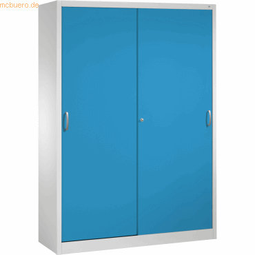 4050646329030 - C+p Möbelsysteme - c+p Schiebetürenschrank Acurado-2000 HxBxT 195x160x50cm Lichtgrau Lichtblau - Lichtblau 4050646329030 - C+p Möbelsysteme - c+p Schiebetürenschrank Acurado-2000 HxBxT 195x160x50cm Lichtgrau Lichtblau - Lichtblau