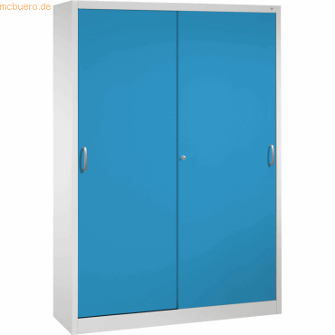 4050646330227 - C+p Möbelsysteme - c+p Schiebetürenschrank Acurado-2000 HxBxT 195x160x40cm Lichtgrau Lichtblau - Lichtblau 4050646330227 - C+p Möbelsysteme - c+p Schiebetürenschrank Acurado-2000 HxBxT 195x160x40cm Lichtgrau Lichtblau - Lichtblau