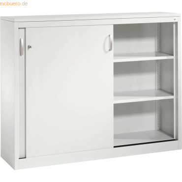 4050646334348 - C+P Sideboard mit Schiebetüren Acurado H1200xB1600xT400mm Korpus Lichtgrau Fronten Lichtgrau Anzahl Fächer 4 4050646334348 - C+P Sideboard mit Schiebetüren Acurado H1200xB1600xT400mm Korpus Lichtgrau Fronten Lichtgrau Anzahl Fächer 4