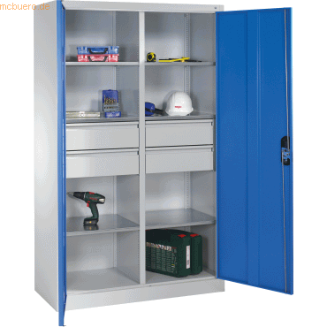 4050646348918 - Werkzeugschrank 89313042S10042 6Bd 4Sch 1950x1200x500mm lgr lbl 4050646348918 C+P-Möbel 4050646348918 - Werkzeugschrank 89313042S10042 6Bd 4Sch 1950x1200x500mm lgr lbl 4050646348918 C+P-Möbel