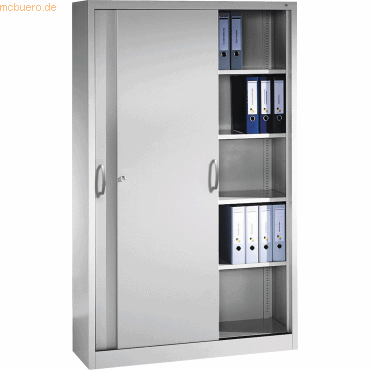 4051803597279 - C+P Schiebetürenschrank Acurado H1950xB1200xT400mm Korpus Weißaluminium Fronten Weißaluminium Anzahl Fächer 4 4051803597279 - C+P Schiebetürenschrank Acurado H1950xB1200xT400mm Korpus Weißaluminium Fronten Weißaluminium Anzahl Fächer 4