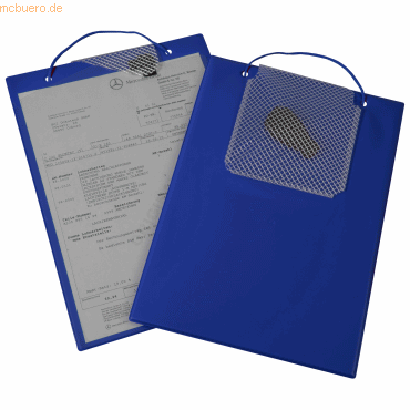 4052301003385 - Auftragstasche Plus Klettverschluss und Schlüsselfach für DIN A4 Dokumente blau 10 Stück 4052301003385 - Auftragstasche Plus Klettverschluss und Schlüsselfach für DIN A4 Dokumente blau 10 Stück