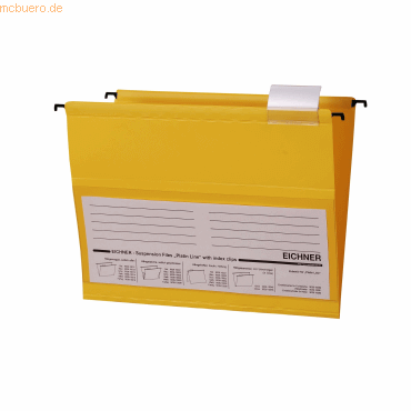 4052301008809 - Hängemappenfür Formate bis DIN A4 Öffnung seitlich PVC gelb 10 Stück 4052301008809 - Hängemappenfür Formate bis DIN A4 Öffnung seitlich PVC gelb 10 Stück