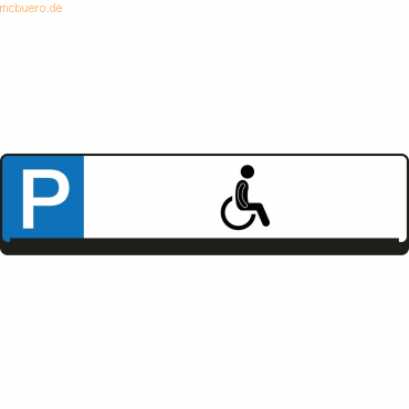 4052301016682 - Parkplatzschild 9219-00276 Behinderte 4052301016682 Eichner 4052301016682 - Parkplatzschild 9219-00276 Behinderte 4052301016682 Eichner