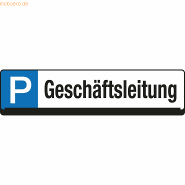 4052301016842 - Parkplatzschild 9219-00267 Geschäftsleitung 4052301016842 Eichner 4052301016842 - Parkplatzschild 9219-00267 Geschäftsleitung 4052301016842 Eichner