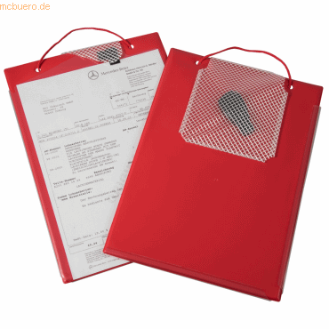 4052301027732 - Auftragstasche Edge für DIN A4 Dokumente Schlüsselfach B 230 x T 5 x H 330 mm 10 Stück rot 4052301027732 - Auftragstasche Edge für DIN A4 Dokumente Schlüsselfach B 230 x T 5 x H 330 mm 10 Stück rot