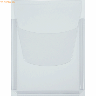 4052301036956 - Magnettasche mit Dehnfalte DIN A4 hoch Öffnung kurze Seite 5 Stück
