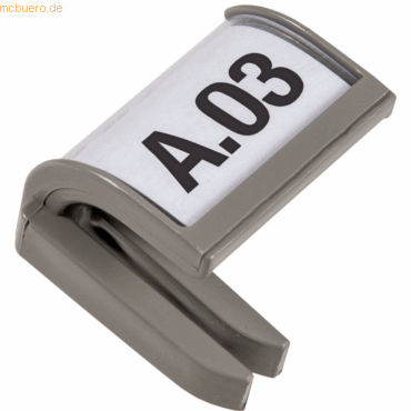 4052301088955 - Beschriftungsclip für Wandsortierer FLAT BIG klein LxBxH 28 x 20 x 28 mm VE 5 Stk kaiserkraft