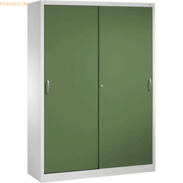 4052574848393 - Werkstattschrank 2159-00 Stahl abschließbar 5 OH 160 x 195 x 50 cm grün lichtgrau 4052574848393 C+P-Möbel 4052574848393 - Werkstattschrank 2159-00 Stahl abschließbar 5 OH 160 x 195 x 50 cm grün lichtgrau 4052574848393 C+P-Möbel