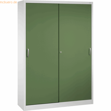4052574993093 - Werkstattschrank 2149-00 Stahl abschließbar 5 OH 160 x 195 x 40 cm grün lichtgrau 4052574993093 C+P-Möbel 4052574993093 - Werkstattschrank 2149-00 Stahl abschließbar 5 OH 160 x 195 x 40 cm grün lichtgrau 4052574993093 C+P-Möbel