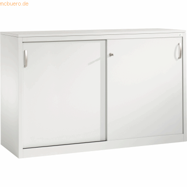 4053597240508 - C+P Sideboard mit Schiebetüren Acurado H1000xB1600xT500mm Korpus Lichtgrau Fronten Lichtgrau Anzahl Fächer 4 4053597240508 - C+P Sideboard mit Schiebetüren Acurado H1000xB1600xT500mm Korpus Lichtgrau Fronten Lichtgrau Anzahl Fächer 4