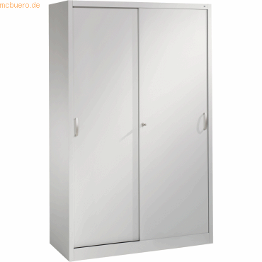 4053597270871 - C+P Schiebetürenschrank Acurado H1950xB1200xT500mm Korpus Weißaluminium Fronten Weißaluminium Anzahl Fächer 4 4053597270871 - C+P Schiebetürenschrank Acurado H1950xB1200xT500mm Korpus Weißaluminium Fronten Weißaluminium Anzahl Fächer 4