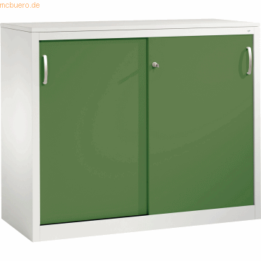 4053597271458 - C+P Sideboard mit Schiebetüren Acurado H1000xB1200xT500mm Korpus Lichtgrau Fronten Resedagrün Anzahl Fächer 2 4053597271458 - C+P Sideboard mit Schiebetüren Acurado H1000xB1200xT500mm Korpus Lichtgrau Fronten Resedagrün Anzahl Fächer 2