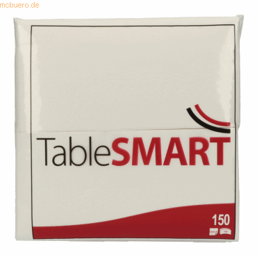 4056788180287 - TableSMART Serviette 486012 33x33cm 3lg 18Falz ws 150St 4056788180287 150 Stück 4056788180287 - TableSMART Serviette 486012 33x33cm 3lg 18Falz ws 150St 4056788180287 150 Stück