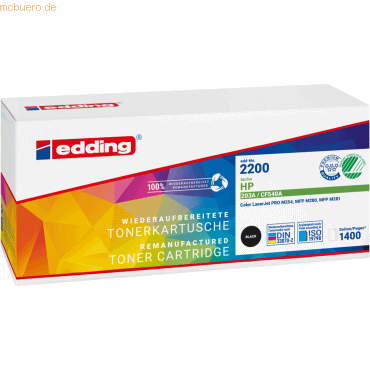 4057305045294 - Toner ersetzt HP 203A (CF540A) Kompatibel Schwarz 1400 Seiten EDD-2200 18-2200 4057305045294 - Toner ersetzt HP 203A (CF540A) Kompatibel Schwarz 1400 Seiten EDD-2200 18-2200