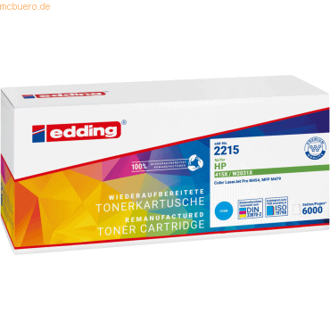 4057305054593 - EDD-2215 cyan Toner ersetzt HP 415X (W2031X) 4057305054593 Edding 4057305054593 - EDD-2215 cyan Toner ersetzt HP 415X (W2031X) 4057305054593 Edding