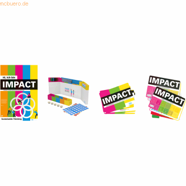 4057305068088 - Moderationszubehör IMPACT FLIP Starter Set 1x IMPACT FLIP-Papierblock 1x GECKO Workshopset 2x SDG-Kartenset (Sustainable Development Goals) 1x Moderationskartenset