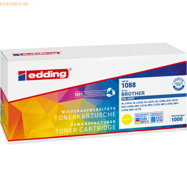 4057305068972 - Toner 18-1088 wie Brother TN-243Y gelb 4057305068972 Edding 4057305068972 - Toner 18-1088 wie Brother TN-243Y gelb 4057305068972 Edding