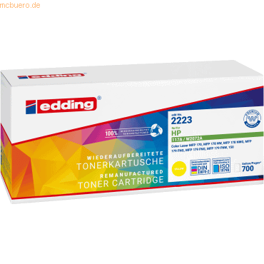 4057305069108 - edding EDD-2223 gelb Toner kompatibel zu HP 117A (W2072A) 4057305069108 - edding EDD-2223 gelb Toner kompatibel zu HP 117A (W2072A)