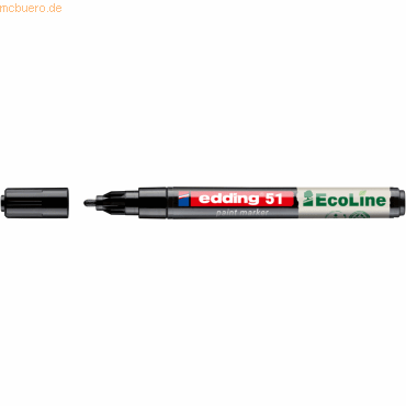 4057305071842 - Lackmarker 51 EcoLine 4-51-001 schwarz 1-2mm Rundspitze 4057305071842 Edding 4057305071842 - Lackmarker 51 EcoLine 4-51-001 schwarz 1-2mm Rundspitze 4057305071842 Edding