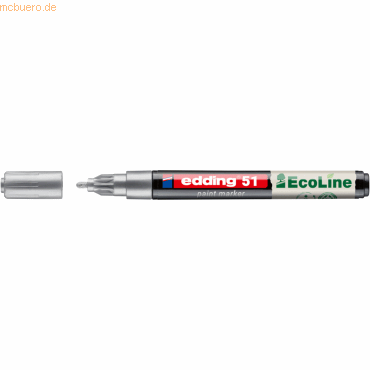 4057305071903 - Lackmarker 51 EcoLine 4-51-054 silber 1-2mm Rundspitze 4057305071903 Edding 4057305071903 - Lackmarker 51 EcoLine 4-51-054 silber 1-2mm Rundspitze 4057305071903 Edding