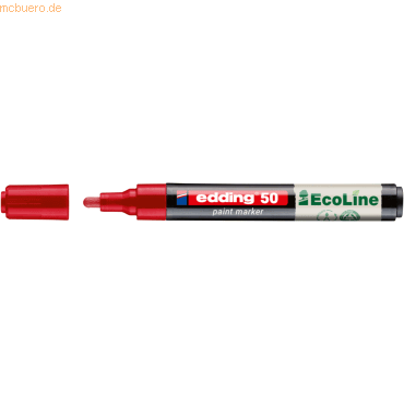 4057305072122 - Lackmarker 50 EcoLine 4-50-002 rot 2-3mm Rundspitze 4057305072122 Edding 4057305072122 - Lackmarker 50 EcoLine 4-50-002 rot 2-3mm Rundspitze 4057305072122 Edding