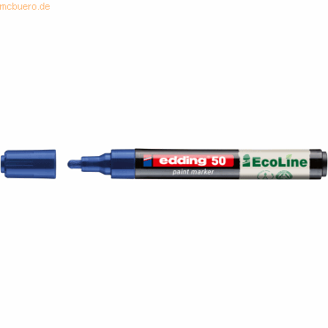 4057305072139 - Lackmarker 50 EcoLine 4-50-003 blau 2-3mm Rundspitze 4057305072139 Edding 4057305072139 - Lackmarker 50 EcoLine 4-50-003 blau 2-3mm Rundspitze 4057305072139 Edding
