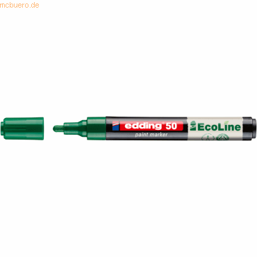 4057305072146 - Lackmarker 50 EcoLine 4-50-004 grün 2-3mm Rundspitze 4057305072146 Edding 4057305072146 - Lackmarker 50 EcoLine 4-50-004 grün 2-3mm Rundspitze 4057305072146 Edding