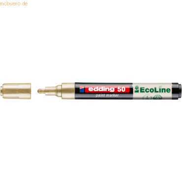 4057305072177 - Lackmarker 50 EcoLine 4-50-053 gold 2-3mm Rundspitze 4057305072177 Edding 4057305072177 - Lackmarker 50 EcoLine 4-50-053 gold 2-3mm Rundspitze 4057305072177 Edding