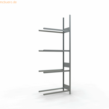 4058255010325 - Anbauregal 20985 silber 1000 x 400 x 2750 cm 4058255010325 SCHULTE