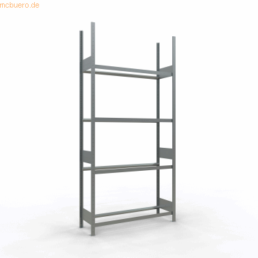 4058255010394 - Reifenregal 20994 silber 1300 x 400 x 2750 cm 4058255010394 SCHULTE