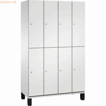 4059369387099 - Fächerschrank 4x2 Fächer Abt b 300 mm Selbstbelüftungskonzept BxTxH 1200x525x1980 mm ral 7035 4059369387099 - Fächerschrank 4x2 Fächer Abt b 300 mm Selbstbelüftungskonzept BxTxH 1200x525x1980 mm ral 7035