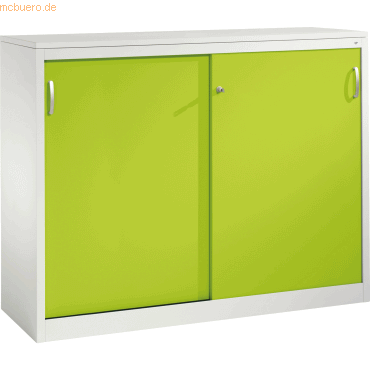 4059369441500 - C+P Sideboard mit Schiebetüren Acurado H1200xB1600xT500mm Korpus Lichtgrau Fronten Viridingrün Anzahl Fächer 4 4059369441500 - C+P Sideboard mit Schiebetüren Acurado H1200xB1600xT500mm Korpus Lichtgrau Fronten Viridingrün Anzahl Fächer 4