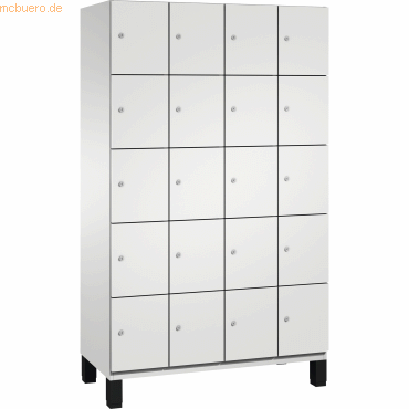 4059369446321 - Fächerschrank 4x5 Fächer Abt b 300 mm Selbstbelüftungskonzept BxTxH 1200x525x1980 mm ral 7035 4059369446321 - Fächerschrank 4x5 Fächer Abt b 300 mm Selbstbelüftungskonzept BxTxH 1200x525x1980 mm ral 7035