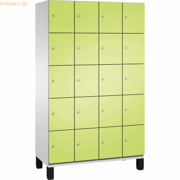 4059369446352 - CP Fächerschrank 4510440S10021 Füße 20 Fächer B1200mm lichtgrau clowng 4059369446352 - CP Fächerschrank 4510440S10021 Füße 20 Fächer B1200mm lichtgrau clowng